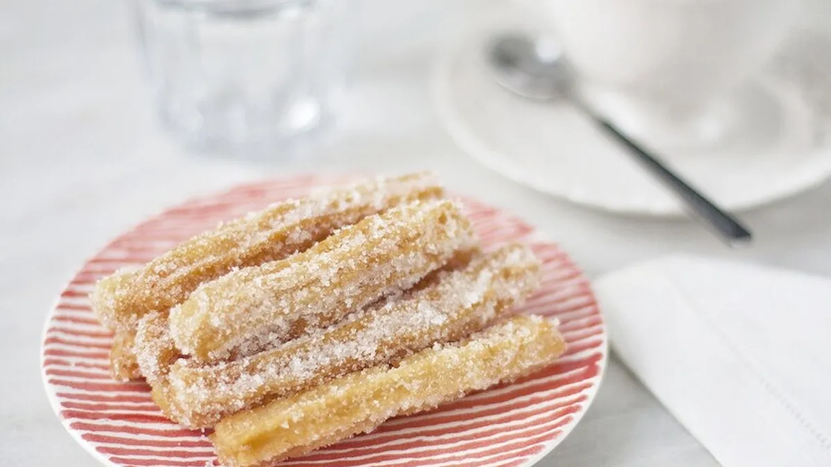 5. Freír los churros