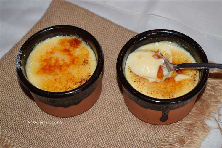 3. Presentación de la crema catalana