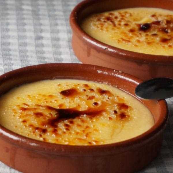 Crema catalana receta