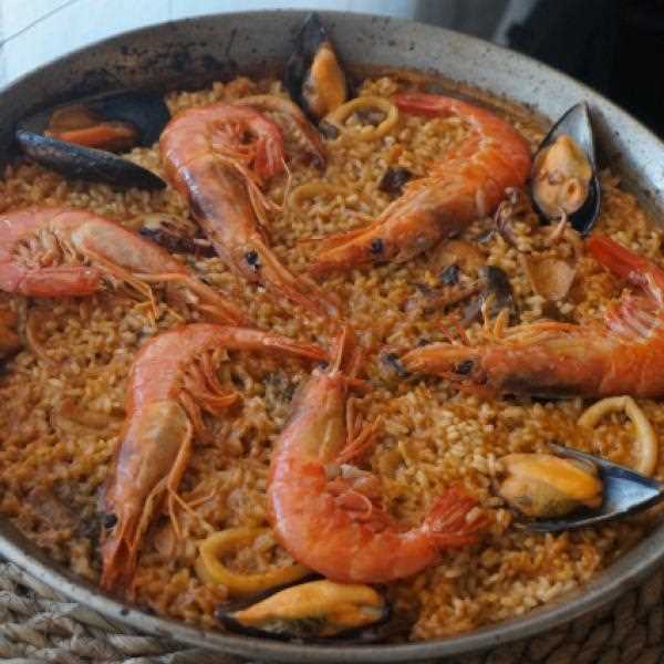 Paella de mariscos