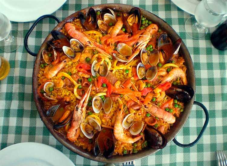 Receta tradicional de paella española