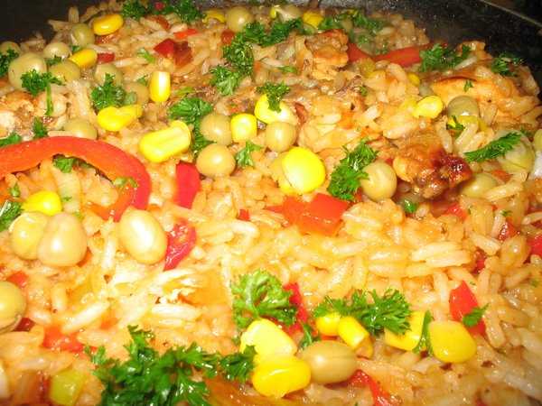 Determinar la cantidad de arroz total necesaria