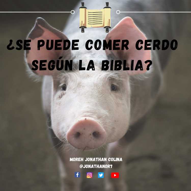 ¿Qué dice la Biblia de la carne de cerdo?