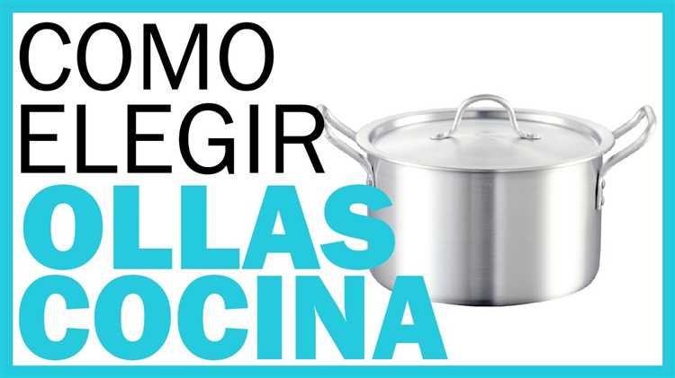 ¿Qué ollas se recomienda para cocinar?