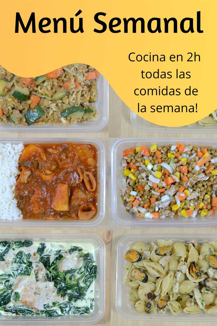 Recetas para la semana